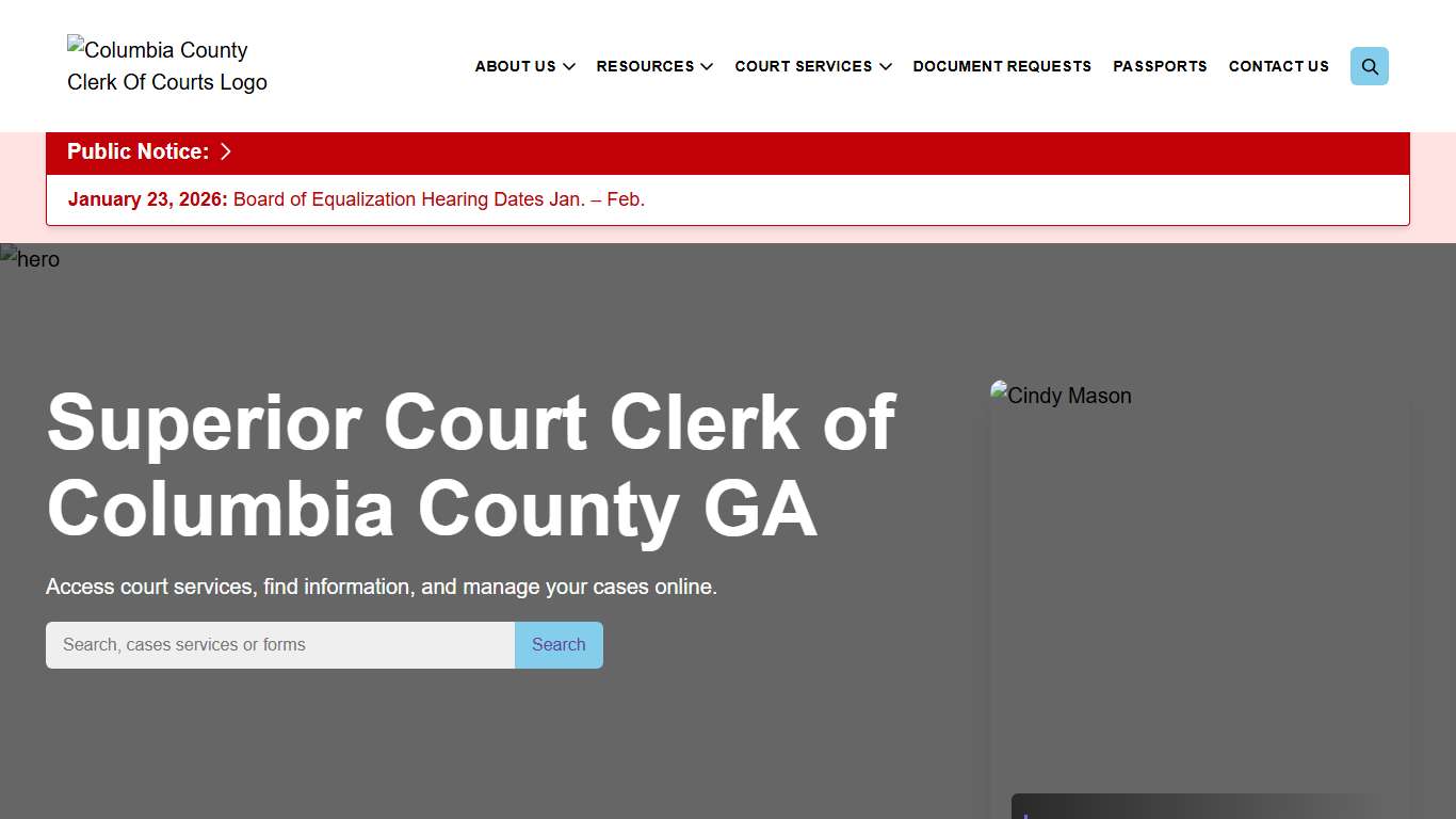 Clerk Of Court Columbia County Site